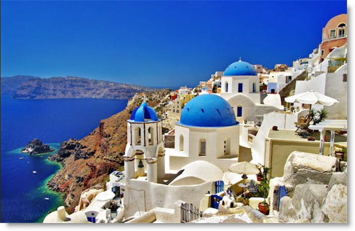 Crucero por el Mediterráneo en el MSC Música_Santorini_Grecia